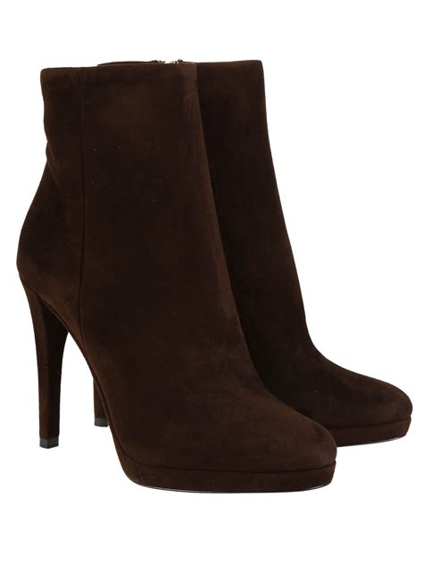 prada midnight suede boots|Women's Ankle Boots And Boots .